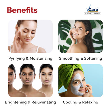 Vcare Jelly Whitening Peel Off Mask For Facials Skincare |Face Mask Powder 250g - Facial Skin Care Product for Women Smoothing, Moisturizing, Cleansing, Refreshing|Suits All Skin Types